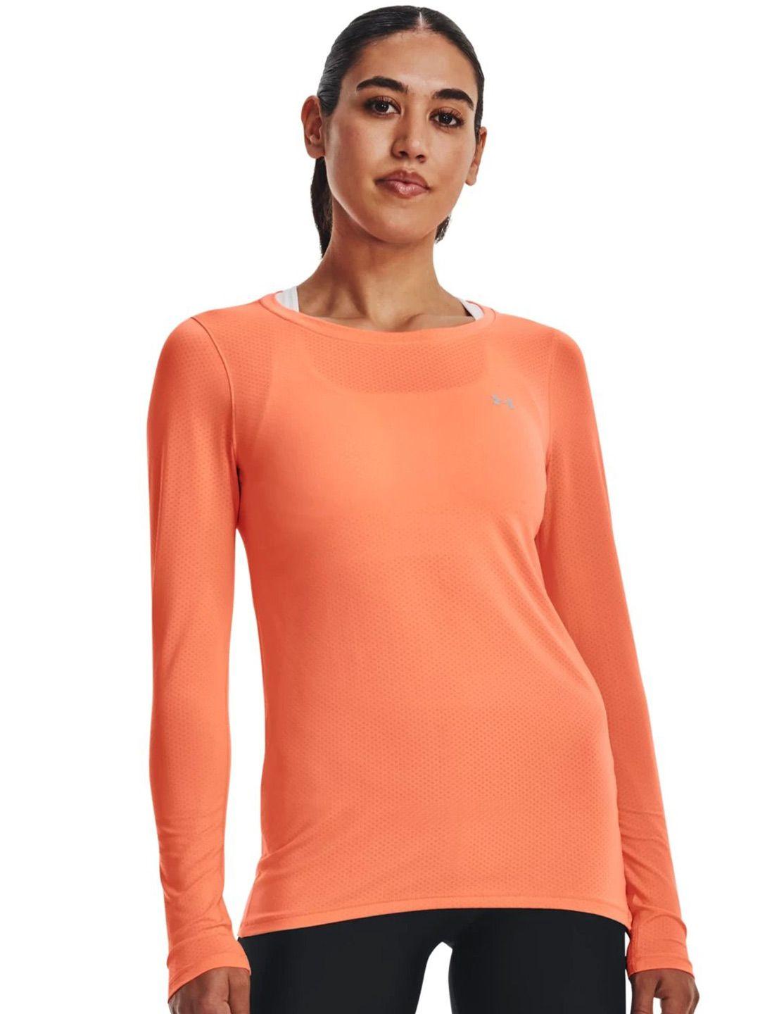 under armour heatgear armour lond sleeves slim-fit  t-shirt