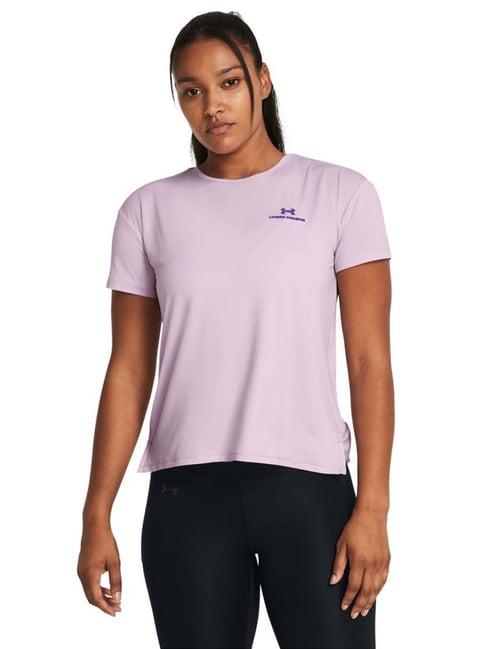 under armour lilac loose fit sports t-shirt