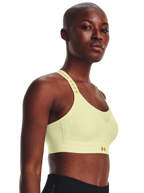 under armour lime green plain sports bra