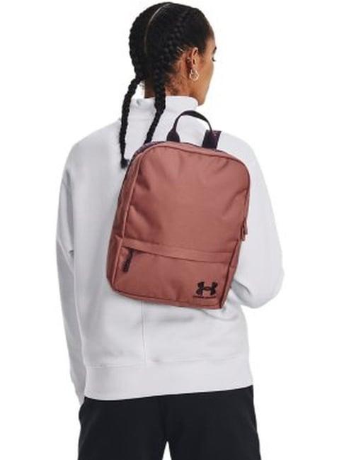 under armour loudon red polyester solid backpacks