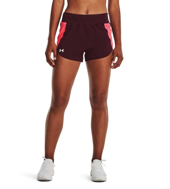 under armour maroon loose fit shorts