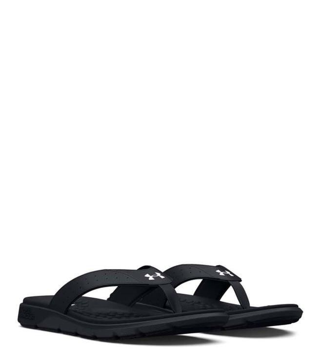 under armour men's ignite pro black flip flops