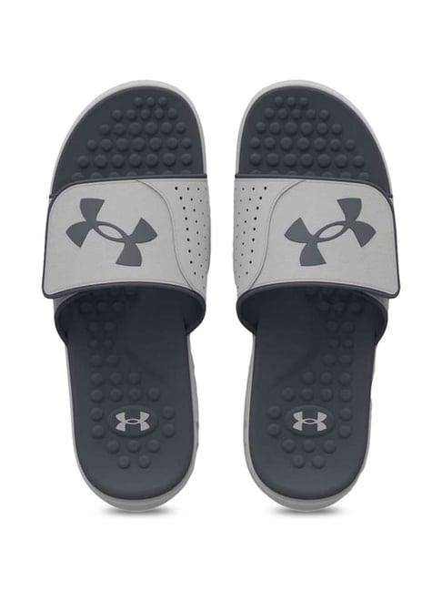 under armour men's ignite pro grey slides