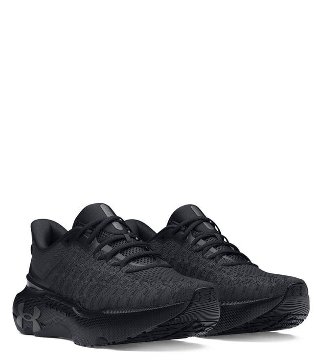 under armour men's infinite elite black sneakers