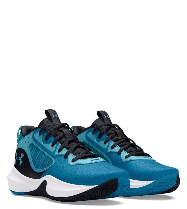 under armour men's lockdown 6 blue sneakers