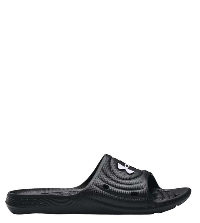 under armour men's locker iv black slide sandals