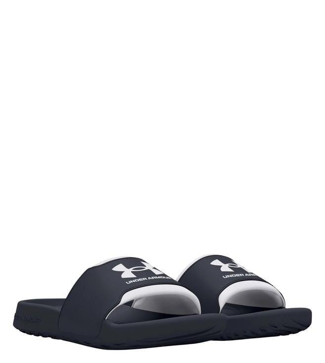 under armour men's m ignite select black logo slide sandals