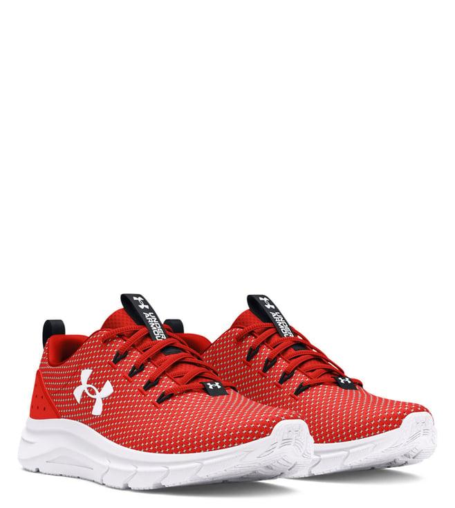 under armour men's phade rn 2 orange logo sneakers