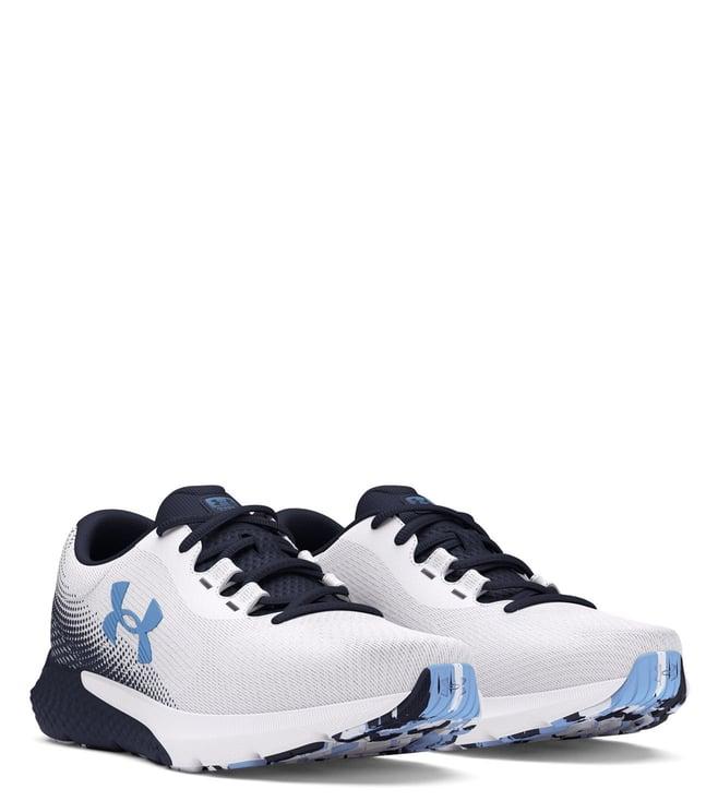 under armour men's rogue 4 white logo sneakers