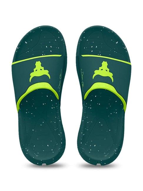 under armour men's u rock 3 green slides