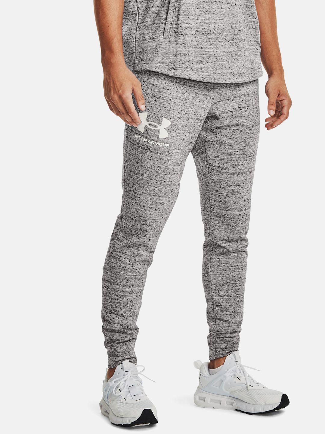 under armour men grey rival terry jogger