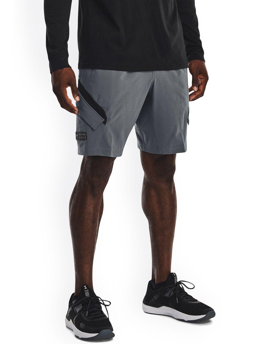 under armour men mid-rise project rock unstoppable sports shorts