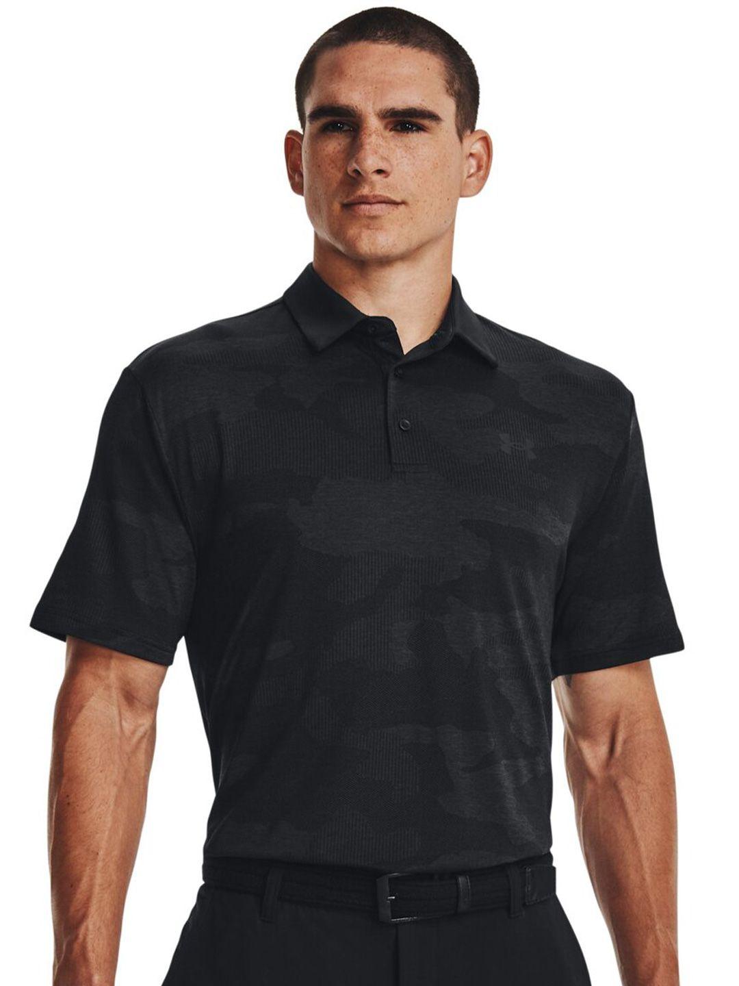 under armour men playoff camo jacquard  relaxed fit polo t-shirt