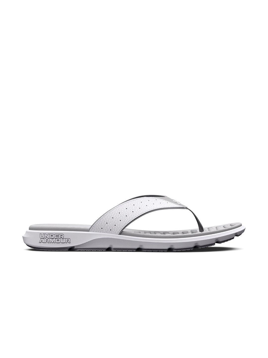 under armour men textured thong flip-flops