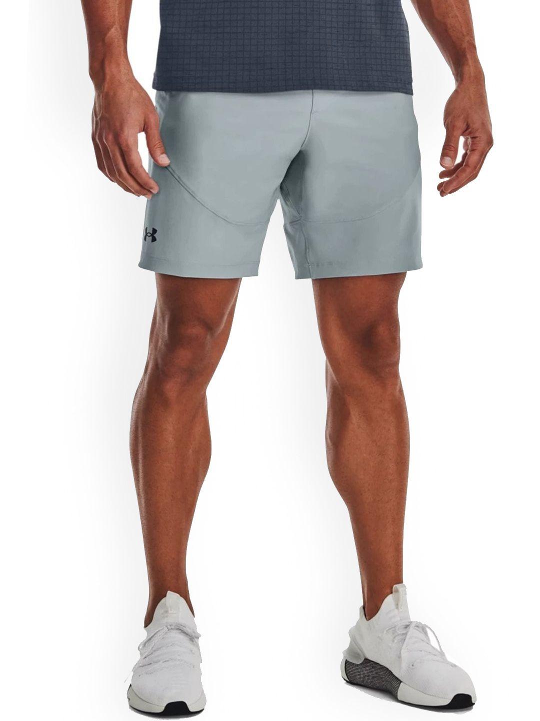 under armour men unstoppable hybrid brand logo printed slim-fit sports shorts