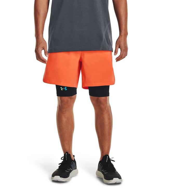 under armour orange peak super fit shorts