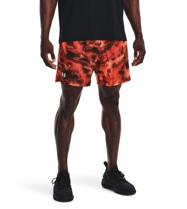 under armour orange vanish woven classic fit shorts