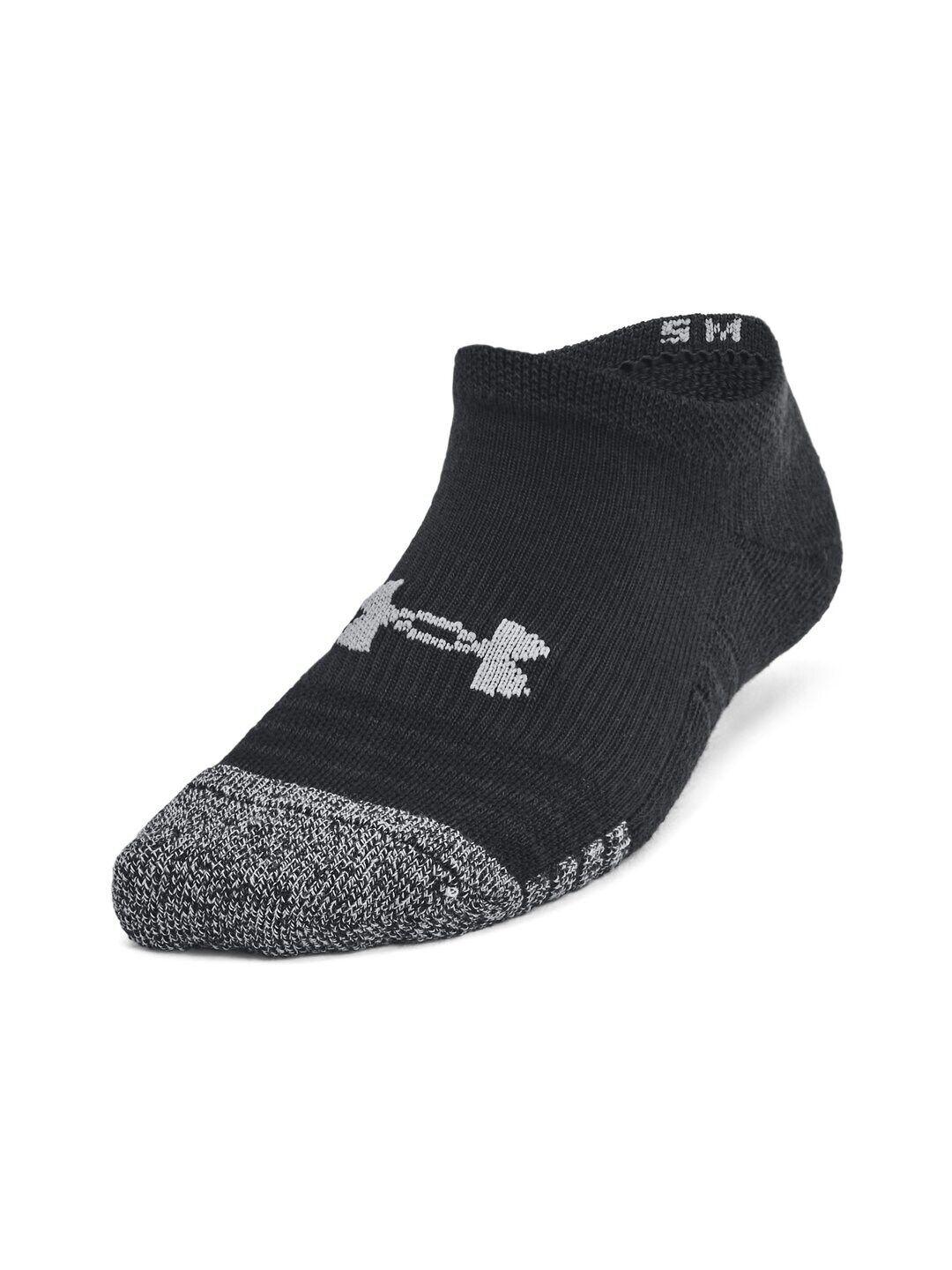 under armour pack of 3 heatgear patterned ankle-length socks