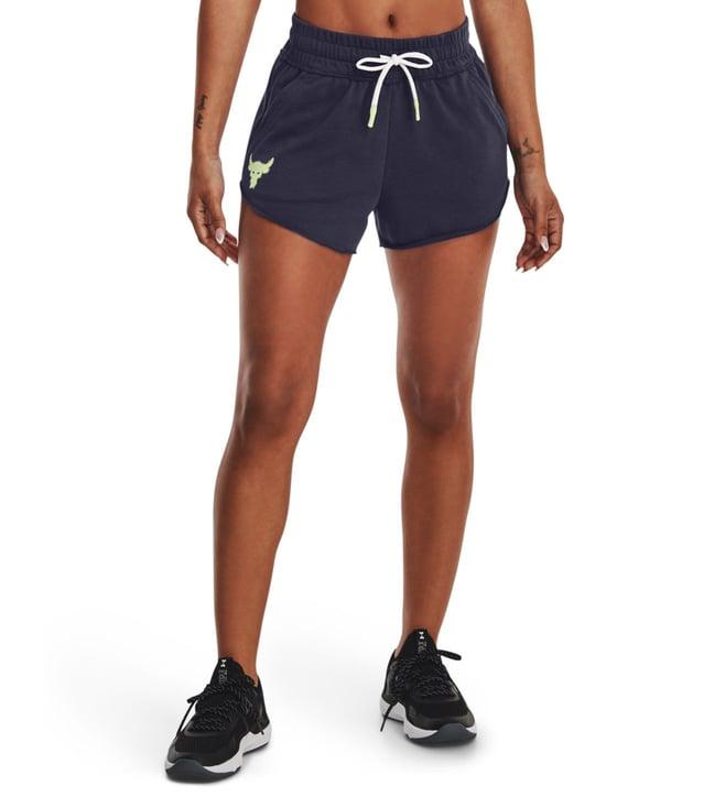 under armour project rock blue loose fit training shorts