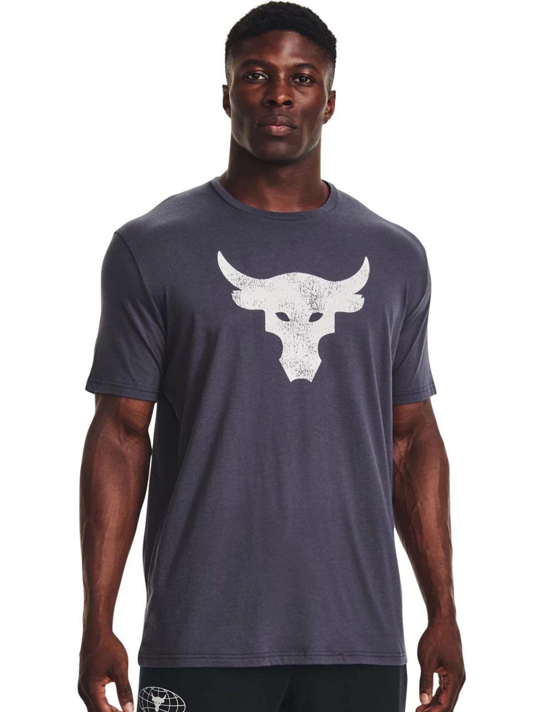 under armour project rock brahma bull printed short sleeves relaxed fit t-shirt