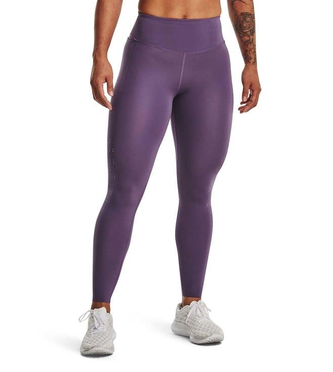 under armour purple fly-fast elite super fit tights