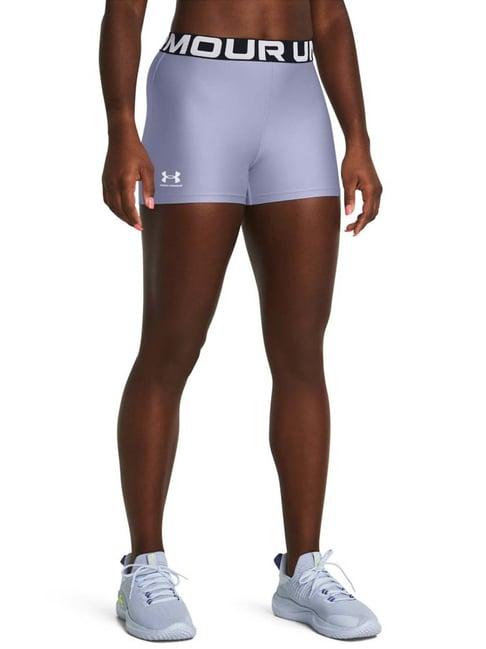 under armour purple printed sports shorts