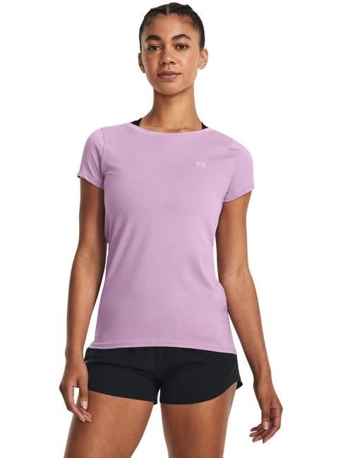 under armour purple slim fit sports t-shirt