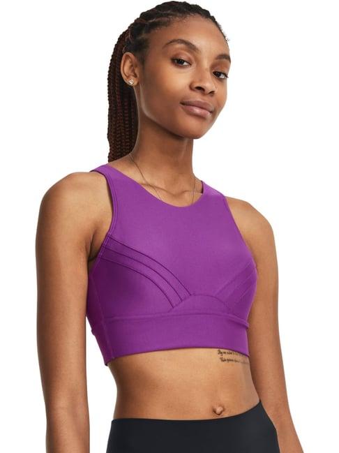 under armour purple sports bra