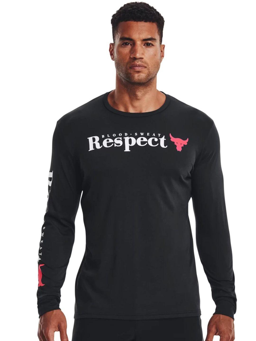 under armour rock respect typographic printed relaxed fit training t-shirt