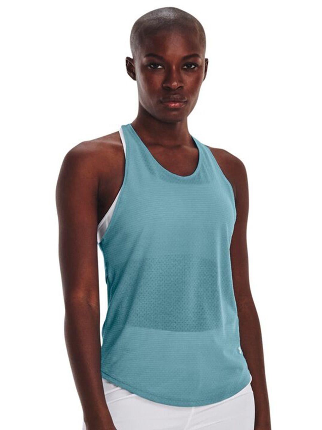 under armour streaker run slim-fit sleeveless tank t-shirt