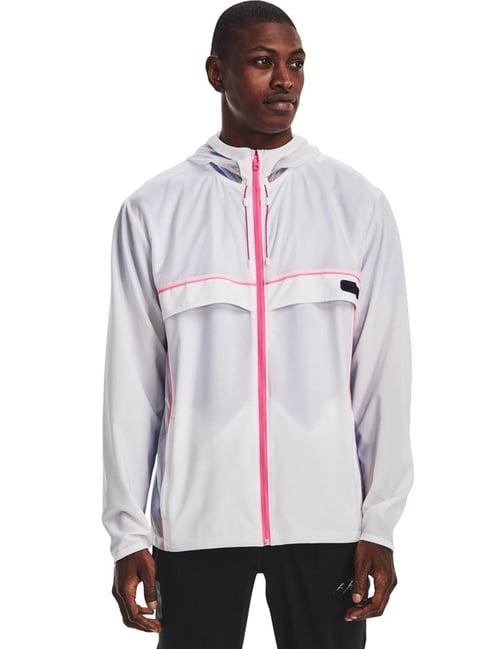 under armour white regular fit sports hoodie