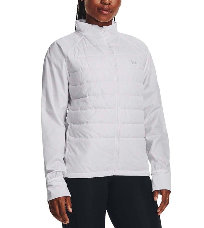 under armour white slim fit puffer jacket