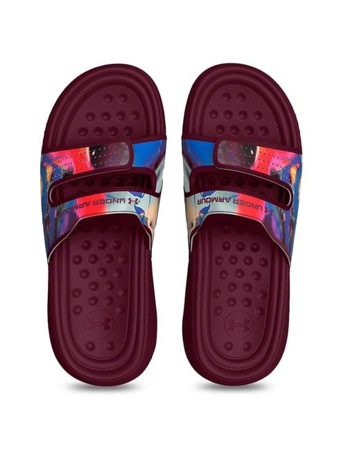 under armour women's ansa studio graphic multicolor slides