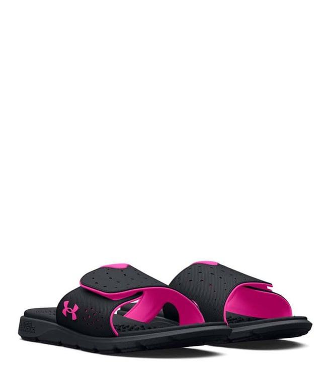 under armour women's ignite pro black slide sandals