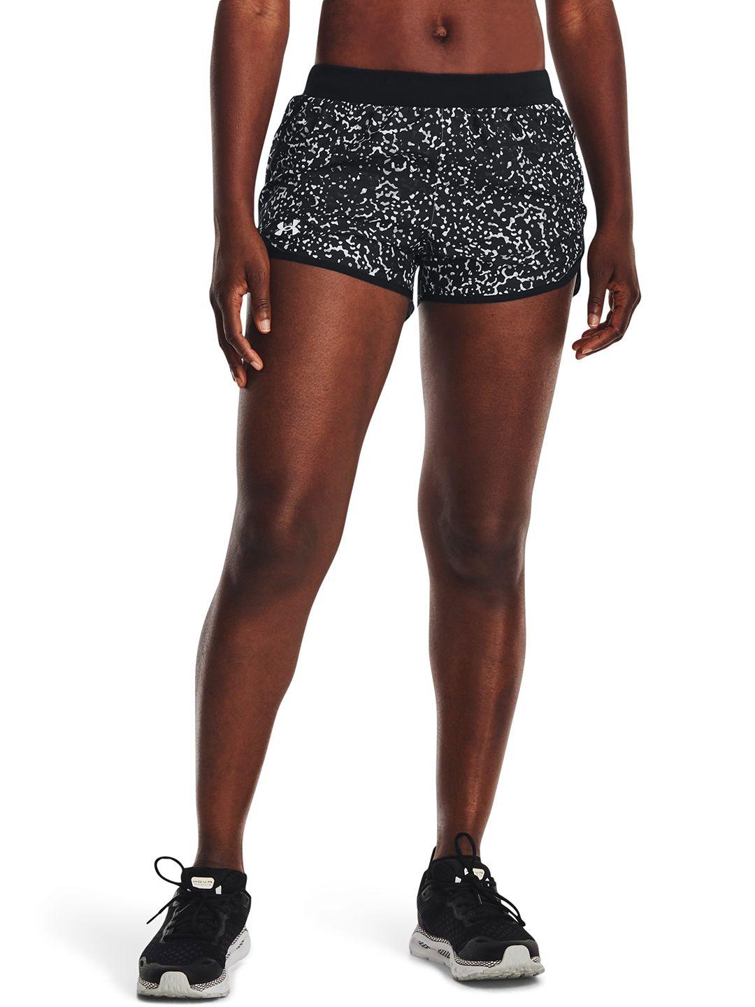 under armour women fly by 2.0 printed running short