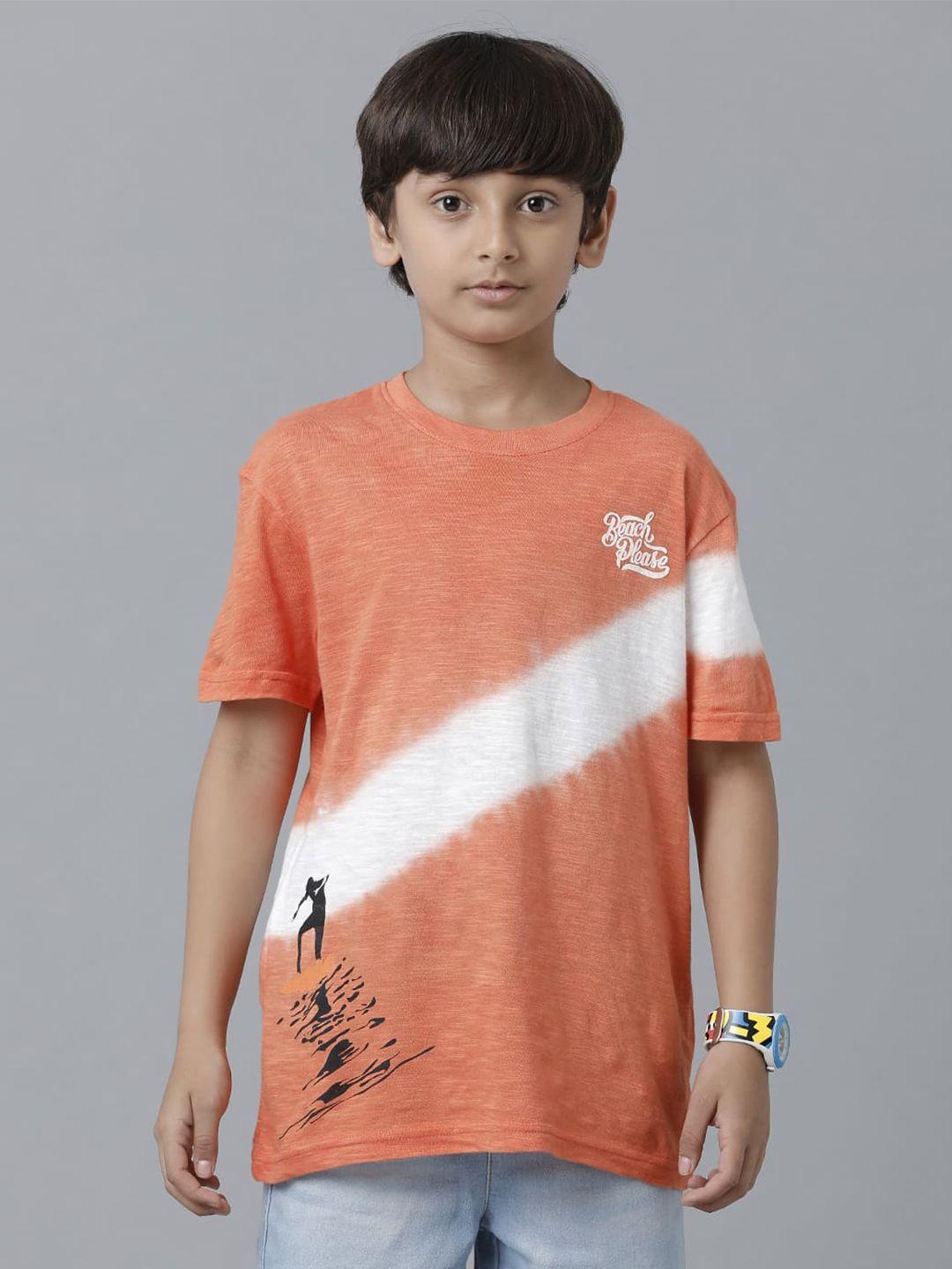 under fourteen only boys  tie and dye cotton t-shirt