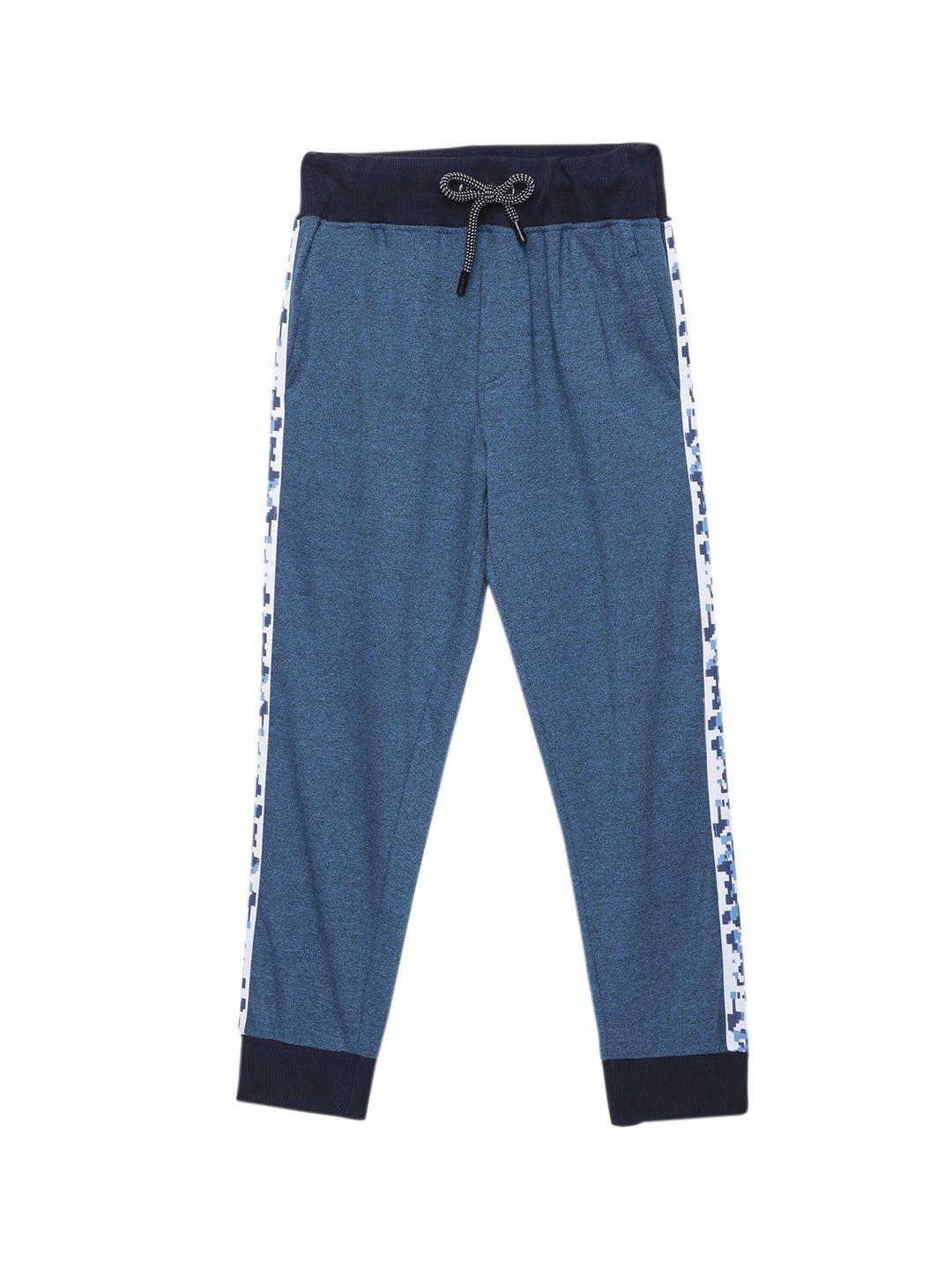 under fourteen only boys blue slim fit joggers
