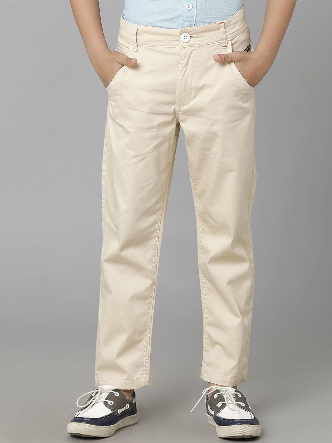 under fourteen only boys cotton chinos trousers