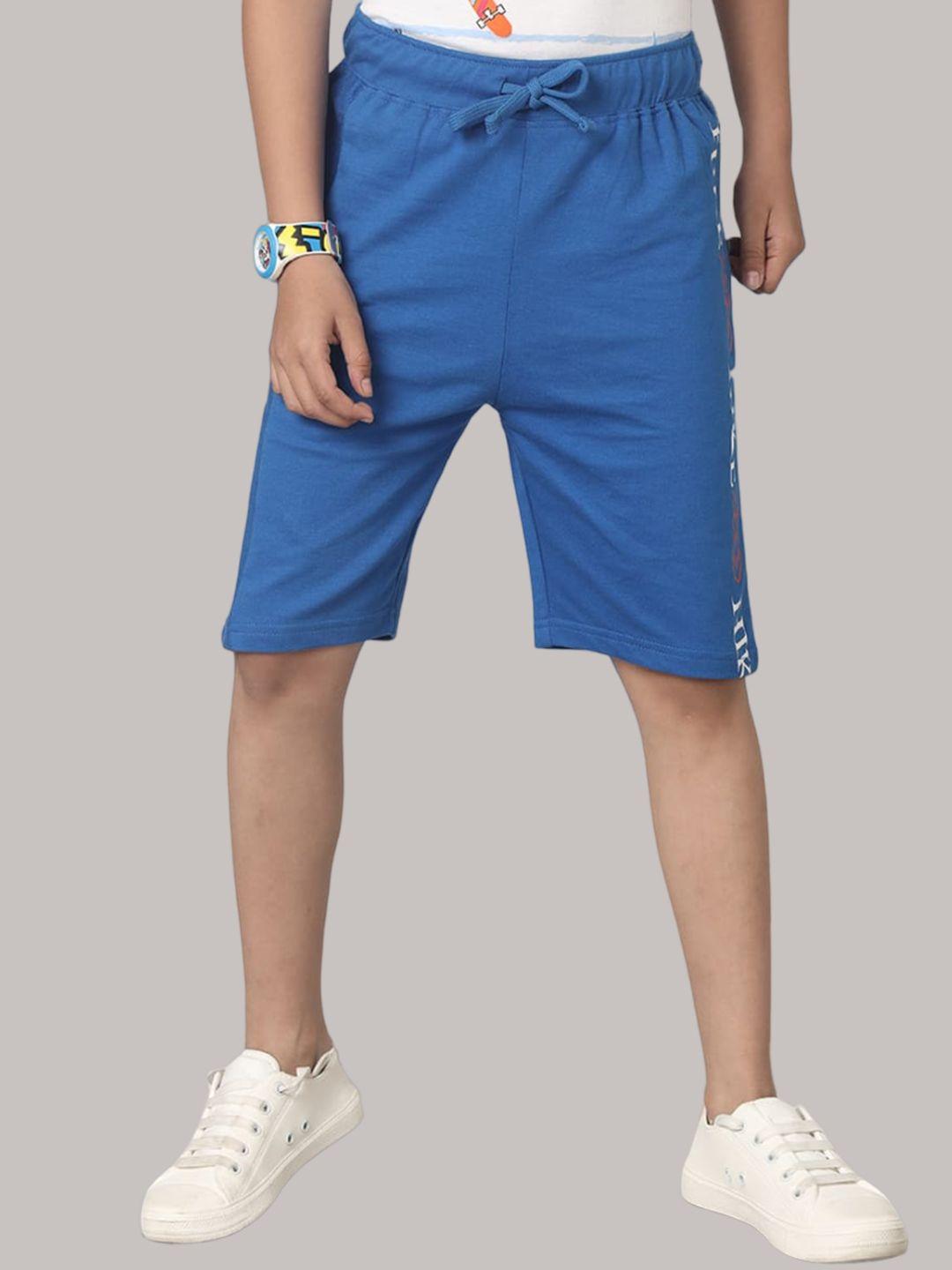 under fourteen only boys cotton mid-rise shorts