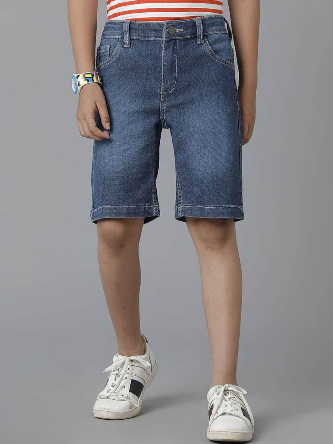 under fourteen only boys denim shorts