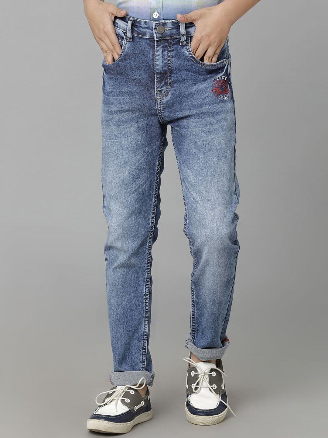under fourteen only boys heavy fade cotton jeans