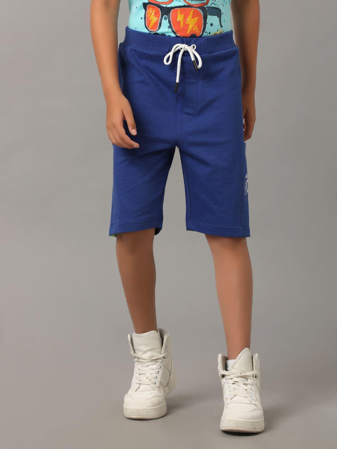 under fourteen only boys mid-rise cotton shorts