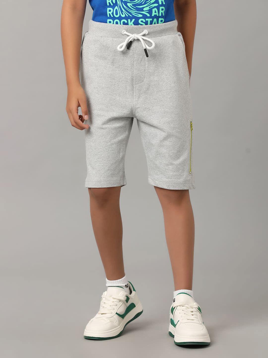 under fourteen only boys mid-rise cotton shorts