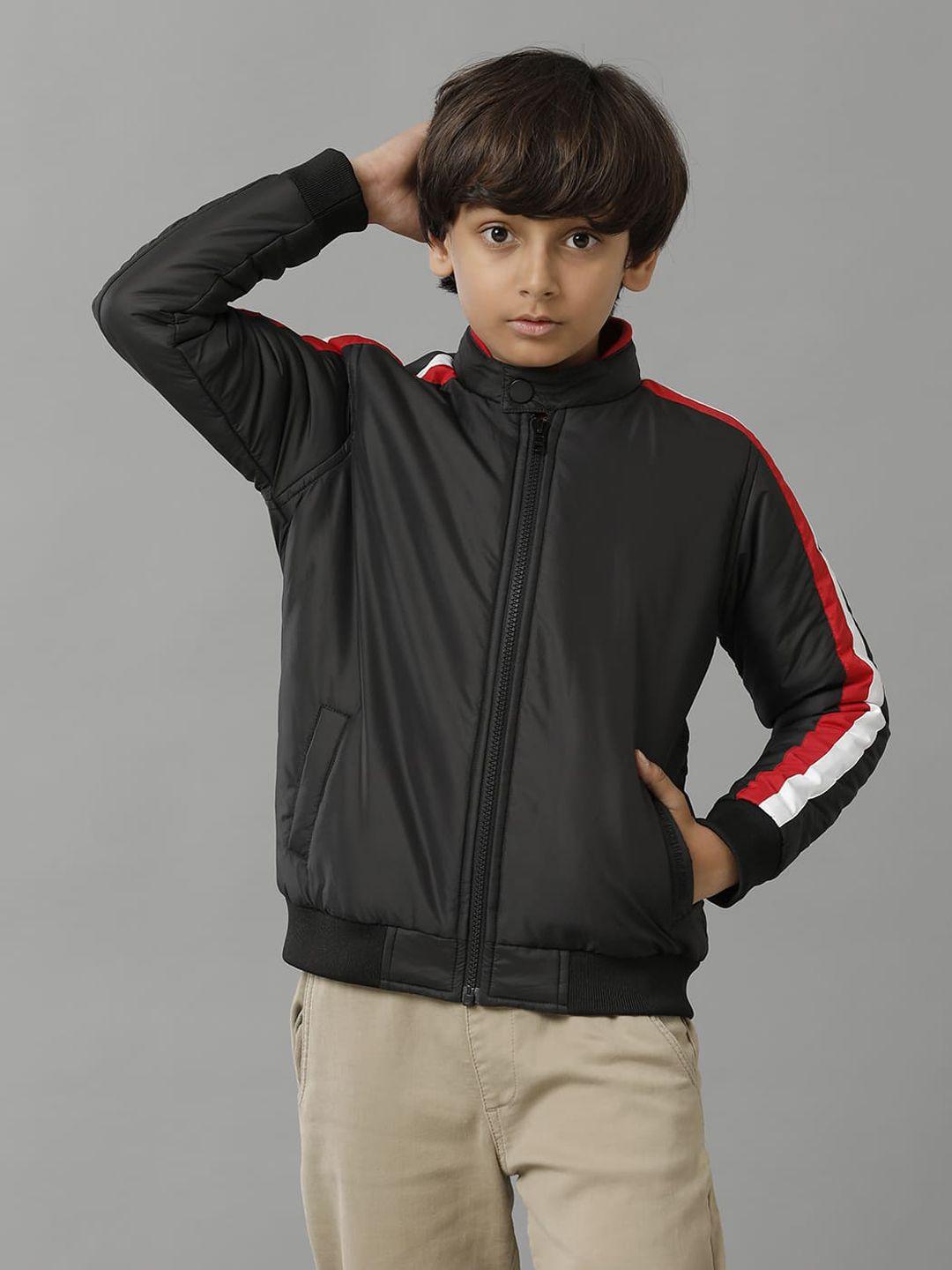 under fourteen only boys mock collar bomber jacket