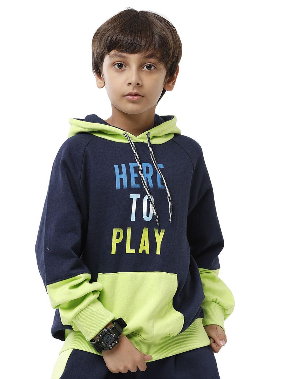 under fourteen only boys printed sweatshirt