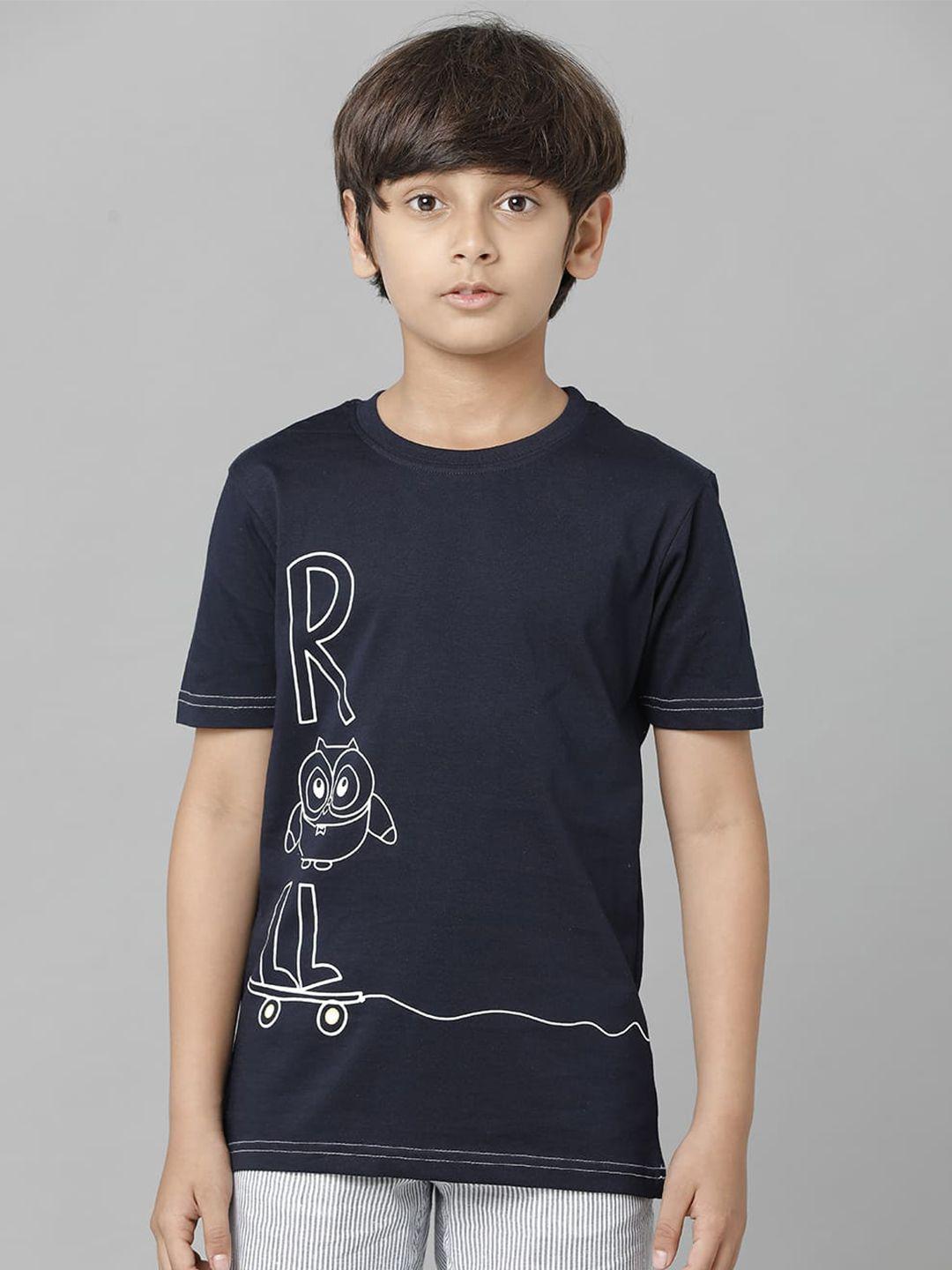 under fourteen only boys typography printed t-shirt