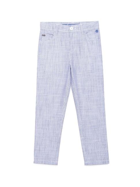 under fourteen only kids blue striped pants