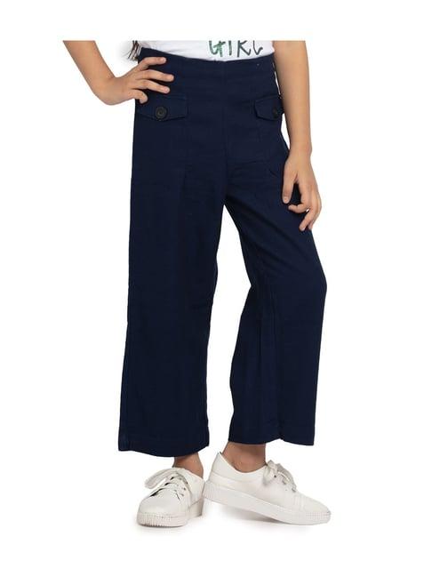 under fourteen only kids navy solid pants