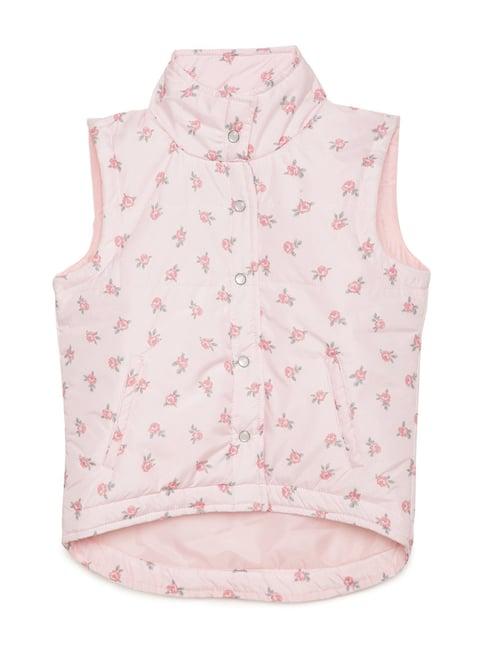 under fourteen only kids pink floral print jacket