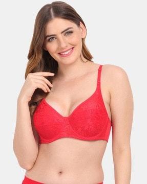 under wired non-padded push-up bra
